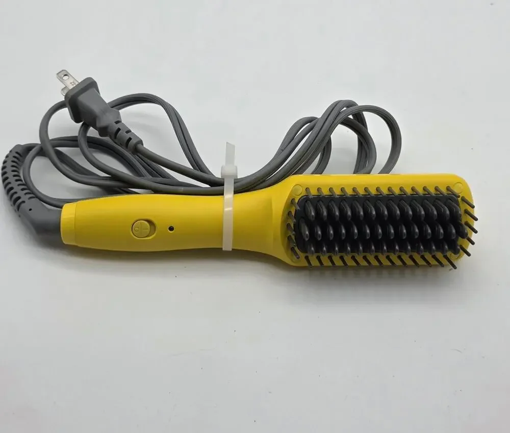 Drybar The Baby Brush Crush Mini Heated Straightening Hair Brush EUC
